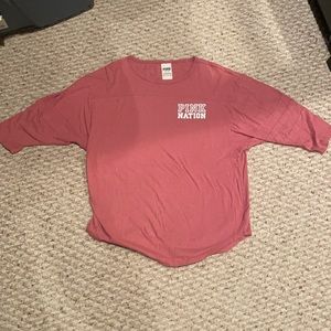 Pink 3/4 sleeve shirt